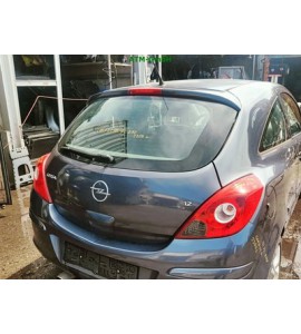 Heckklappe Opel Corsa D 3 türig Farbcode Z168 4XU Blau Metroblau Metro M2
