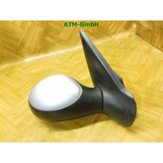 Seitenspiegel links Peugeot 206 CC Farbcode EZR Gris Aluminium Metallic Grau