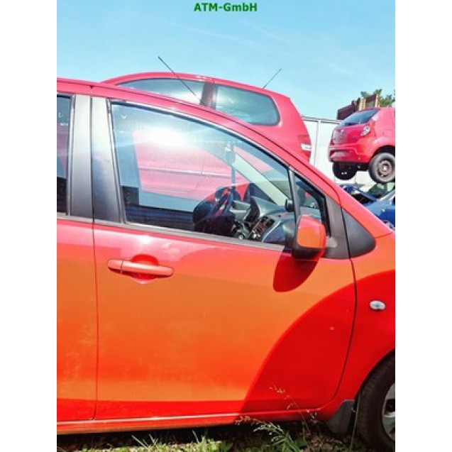 Tür vorne rechts Opel Agila B Farbcode Z727 4VA ZCFB Rot Glutrot Tomatenrot