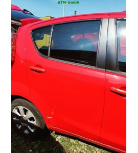 Tür hinten rechts Opel Agila B Farbcode Z727 4VA ZCFB Rot Glutrot Tomatenrot