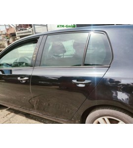 Tür hinten links VW Golf 6 5 türig Farbcode LC9X Deepblack Perleffekt Schwarz