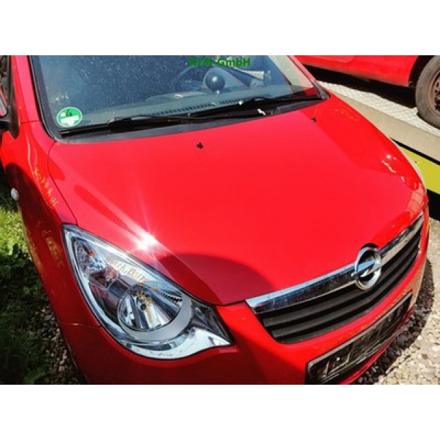 Motorhaube Opel Agila B Farbcode Z727 4VA ZCFB Rot Glutrot Tomatenrot