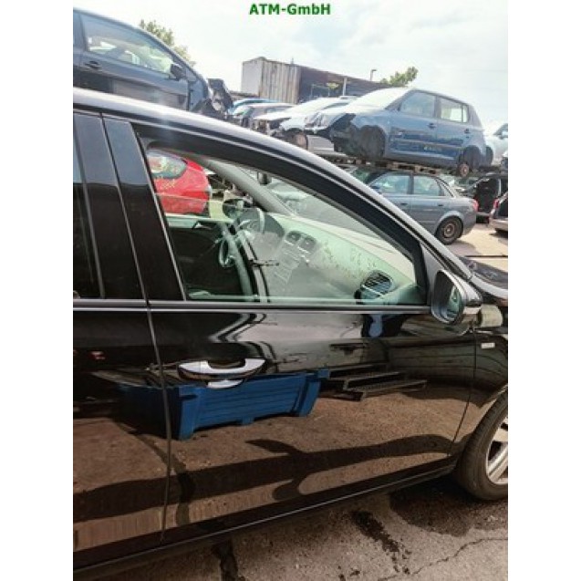 Tür vorne rechts VW Golf 6 5 türig Farbcode LC9X Deepblack Perleffekt Schwarz