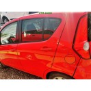 Tür hinten links Opel Agila B Farbcode Z727 4VA ZCFB Rot Glutrot Tomatenrot
