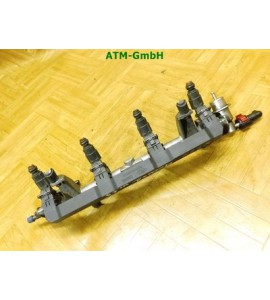 Einspritzleiste Einspritzdüse Ford Focus 1 I 98AG14A390DB 988F9H487GA