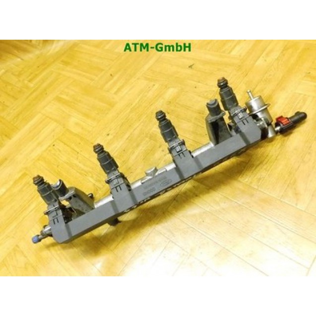 Einspritzleiste Einspritzdüse Ford Focus 1 I 98AG14A390DB 988F9H487GA