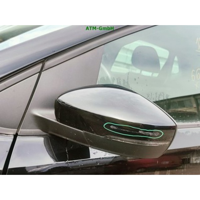Seitenspeigel links VW Polo 6R Farbcode L041 Schwarz Brillantschwarz Uni