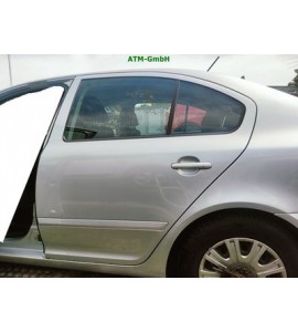 Tür hinten links Skoda Octavia 2 II Farbcode LA7W Reflexsilber Silber Metallic
