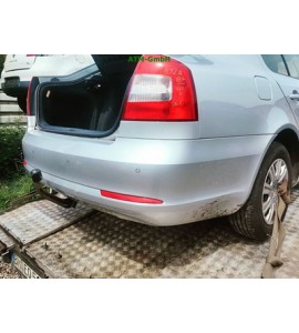 Stoßstange hinten Skoda Octavia 2 II  Farbcode LA7W Reflexsilber Silber Metallic