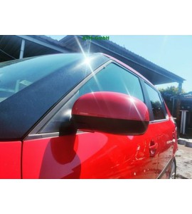 Seitenspiegel links Skoda Fabia 2 II Farbcode LF3K 8T8T Farbe Corridarot Rot
