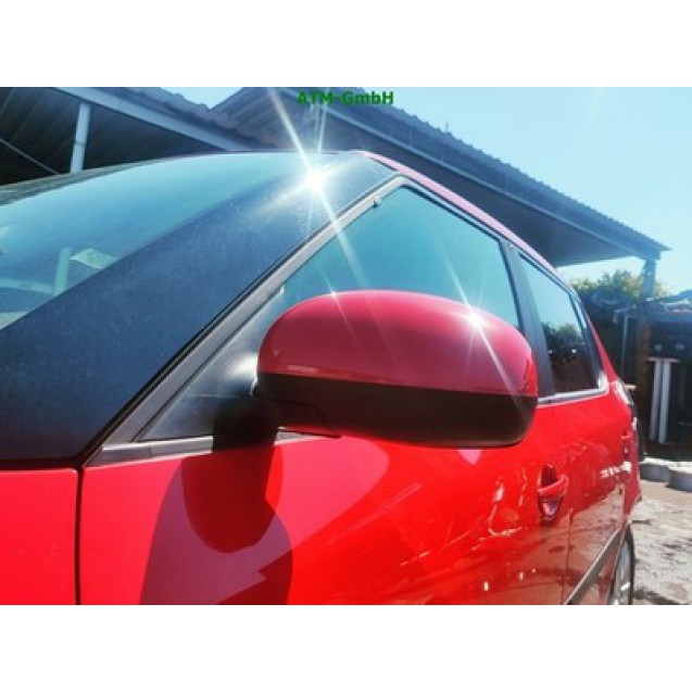 Seitenspiegel links Skoda Fabia 2 II Farbcode LF3K 8T8T Farbe Corridarot Rot