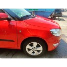 Kotflügel rechts Skoda Fabia 2 II Farbcode LF3K 8T8T Farbe Corridarot Rot