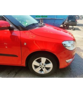 Kotflügel rechts Skoda Fabia 2 II Farbcode LF3K 8T8T Farbe Corridarot Rot