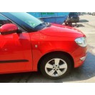Kotflügel rechts Skoda Fabia 2 II Farbcode LF3K 8T8T Farbe Corridarot Rot
