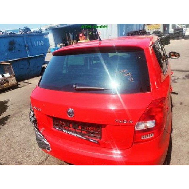 Heckklappe Skoda Fabia 2 II Farbcode LF3K 8T8T Farbe Corridarot Rot
