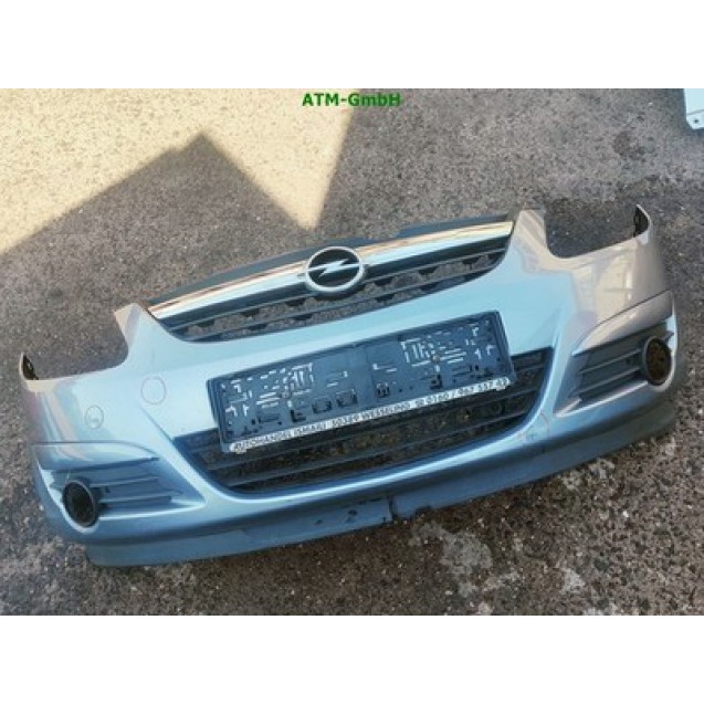 Stoßstange vorne Opel Corsa D Farbcode Z163 4AU Lichtsilber Silber Metallic M2