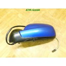 Seitenspiegel links elektrisch Peugeot 307 Farbcode KMFD Blau Recife Metallic