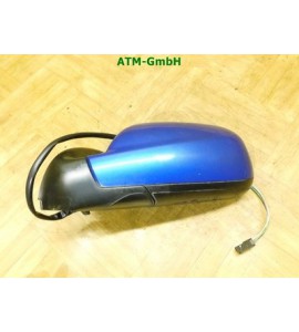 Seitenspiegel links elektrisch Peugeot 307 Farbcode KMFD Blau Recife Metallic