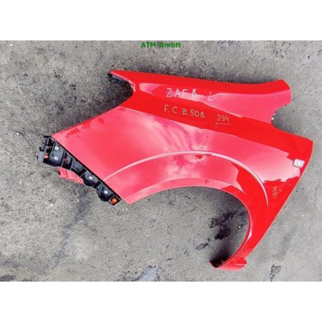 Kotflügel links Opel Zafira B Farbcode Z50B GBH Farbe Powerrot Rot Uni