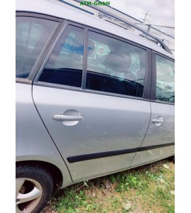 Tür hinten rechts Skoda Fabia 2 II Kombi Farbcode LA7W Brilliant Silber Metallic