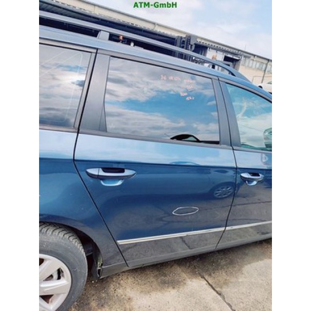 Tür hinten rechts VW Passat B6 3C5 Farbcode LC5F Bluegraphit Pearl Blue Blau