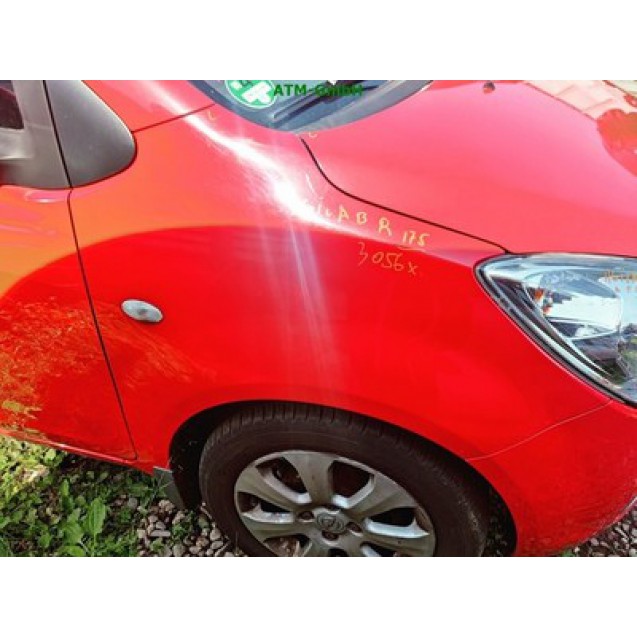 Kotflügel rechts Opel Agila B Farbcode Z727 4VA ZCFB Rot Glutrot Tomatenrot