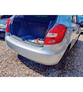 Stoßstange hinten Skoda Fabia 2 II Farbcode LA7W Reflexsilber Metallic