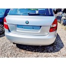 Stoßstange hinten Skoda Fabia 2 II Farbcode LA7W Reflexsilber Metallic