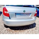 Stoßstange hinten Skoda Fabia 2 II Farbcode LA7W Reflexsilber Metallic