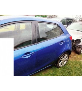 Tür hinten links Mazda 2 II 5 türig Farbe Blau
