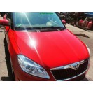 Motorhaube Skoda Fabia 2 II Farbcode LF3K 8T8T Farbe Corridarot Rot